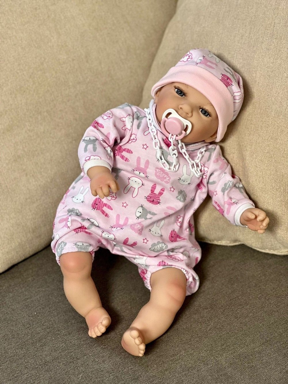 Кукла Nines 45см мягконабивная MI BEBITO в пакете (N7090K)