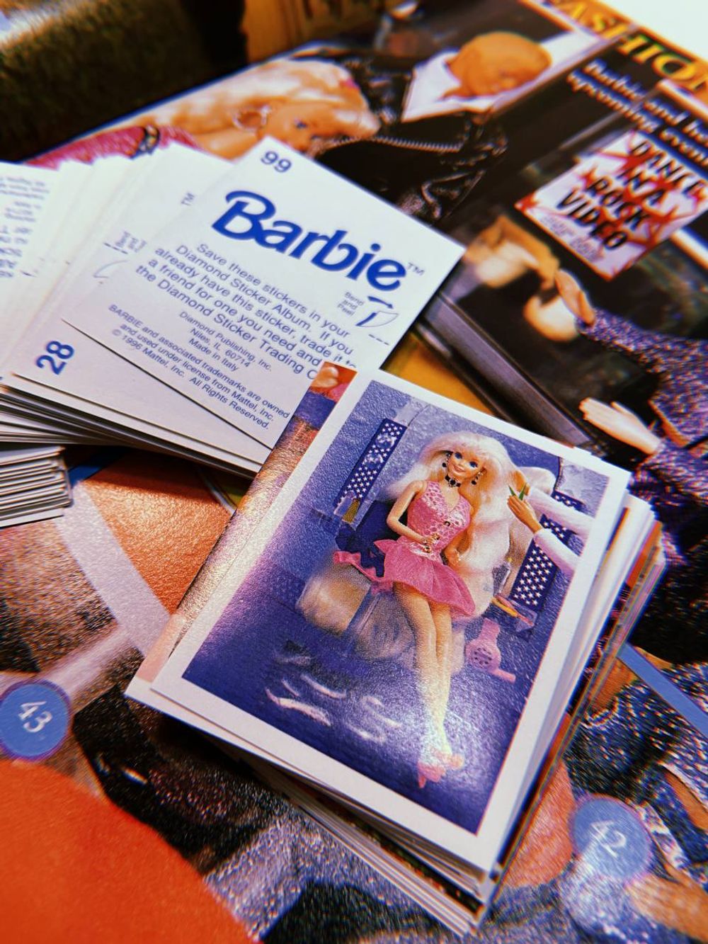 Barbie (1996) - Альбом с полной коллекцией наклеек