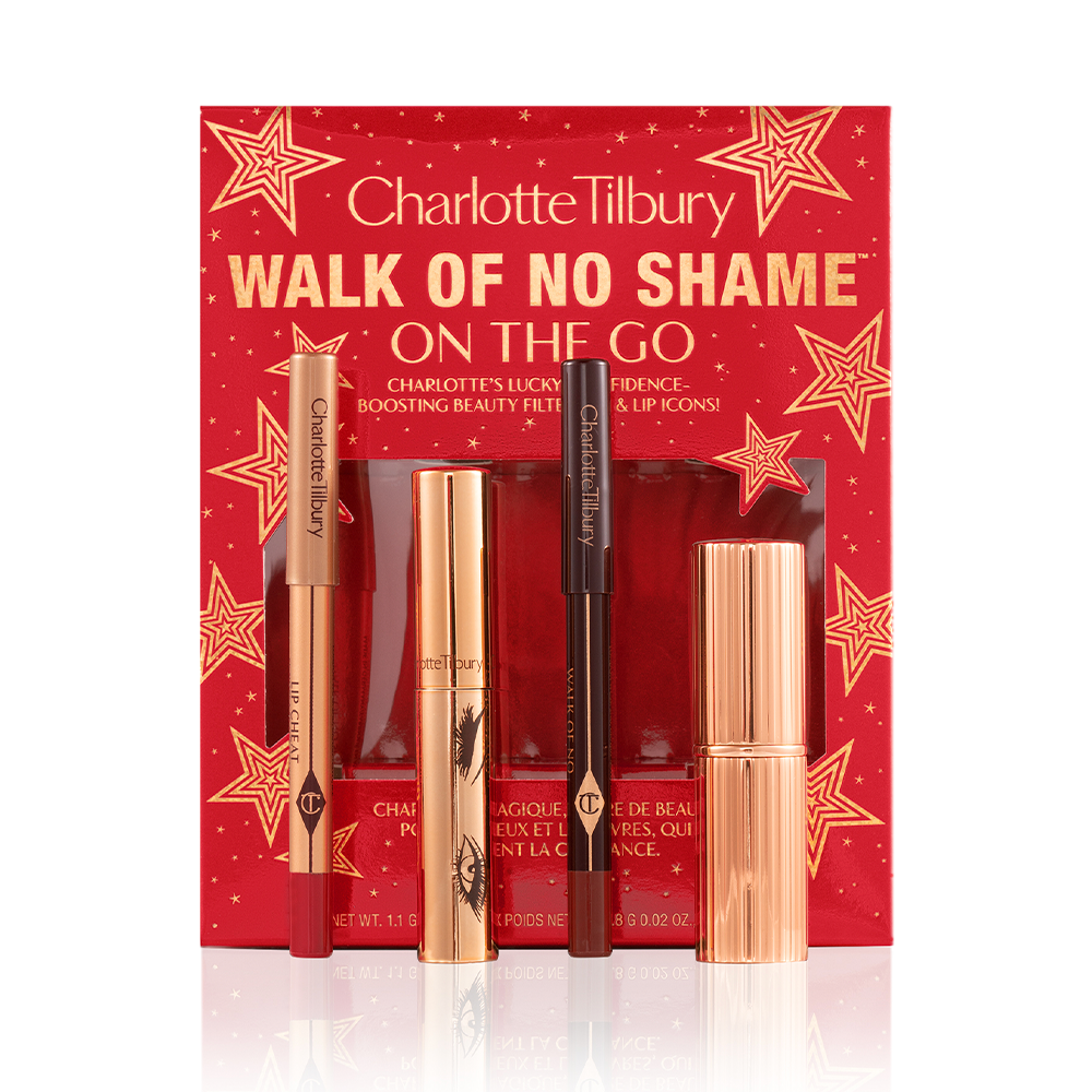 Charlotte Tilbury Walk Of No Shame On The Go: Red Makeup Gift Set