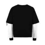 Лонгслив Heartz Slavery Color-Block Kimono черный