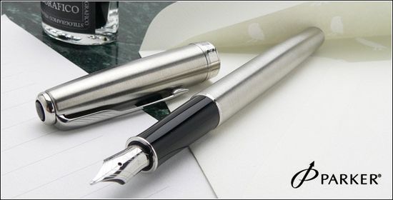 Перьевая ручка Parker Sonnet F526, цвет: St. Steel CT, перо: F, S0809210