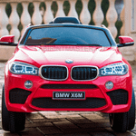 Детский электромобиль "BMW X6M" JJ2199 12V,красный