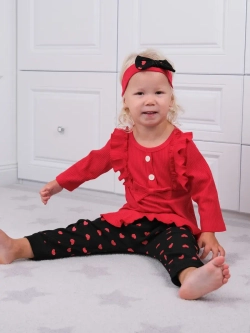 Летний костюм для девочки нарядный