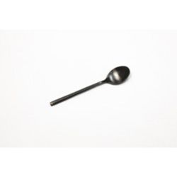 Ложка кофейная 11,5 см матовая черный цвет   PVD P.L. - Davinci [12]