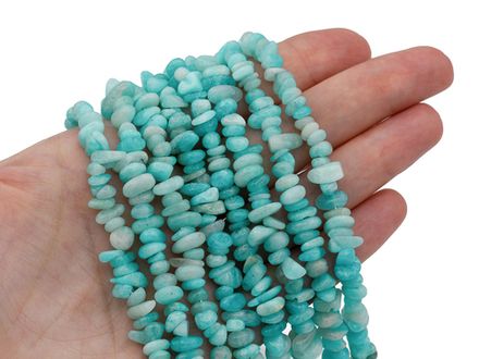 Амазонит галька 6-7мм