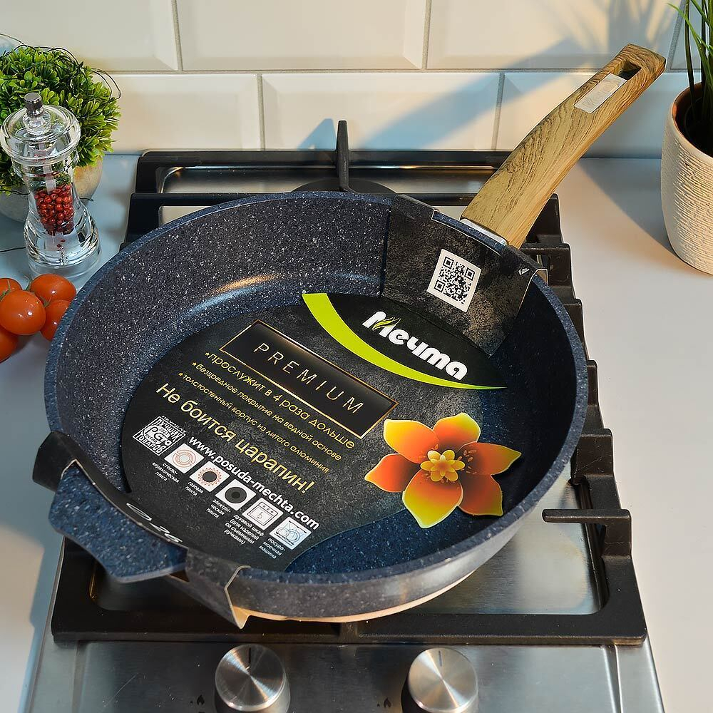 Сковорода 26см Premium blue