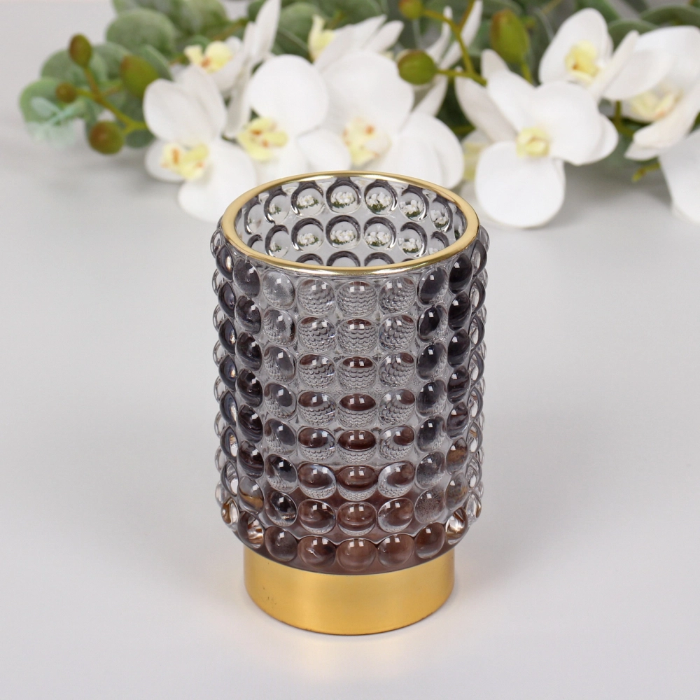 Подсвечник «Мерцание» 8,5*12,5 см, Графит