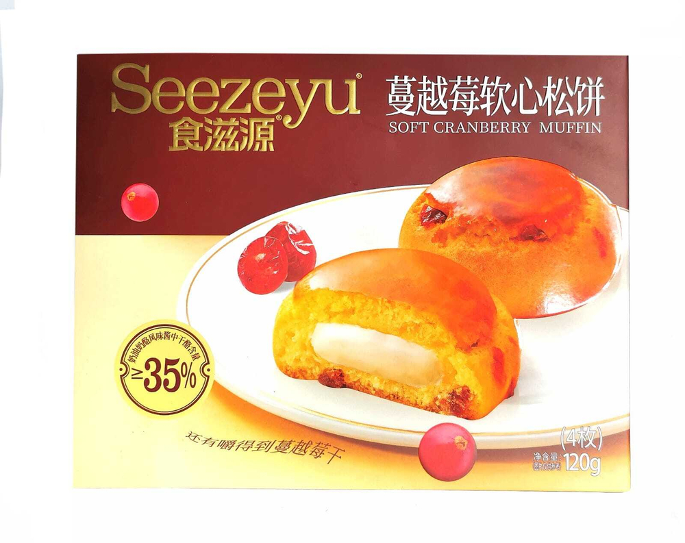 Маффин Seezeyu Клюква 120гр
