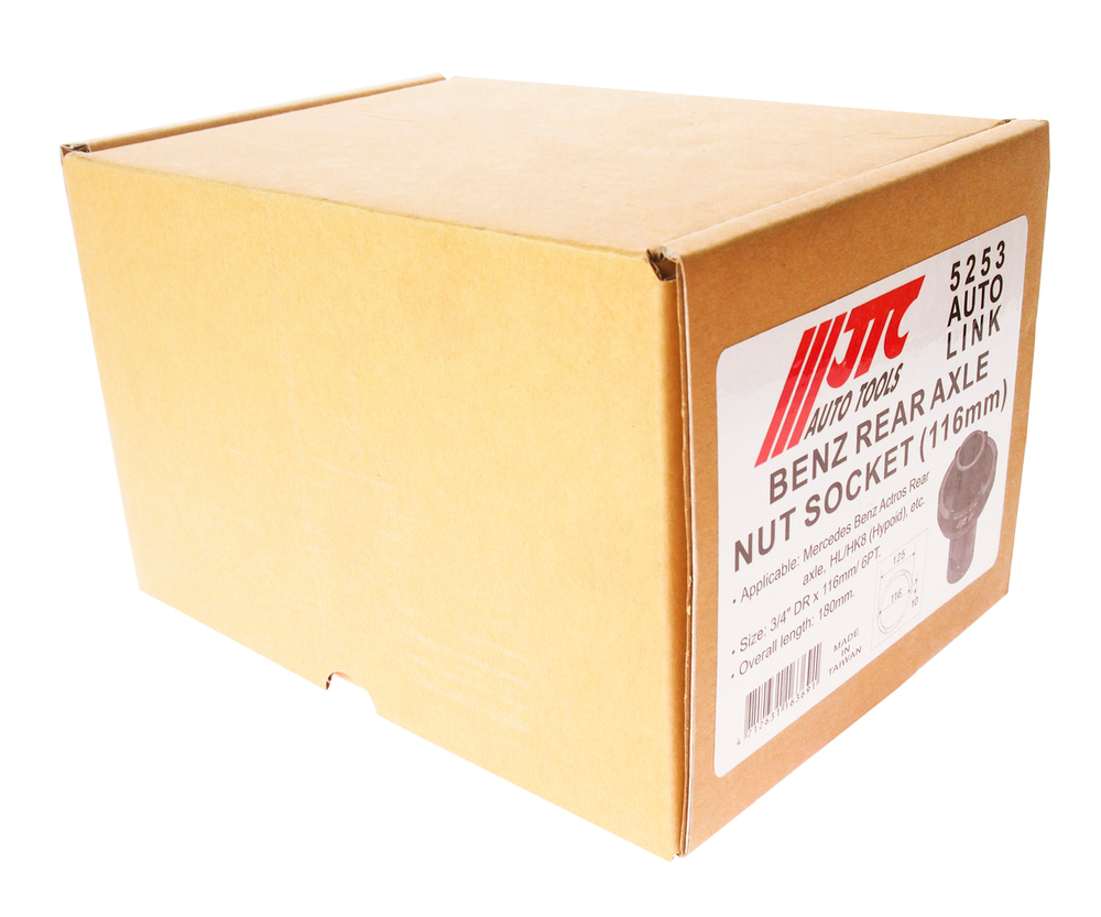 Головка ступичная для задней оси 6Т, d=125мм, L=180мм (MERCEDES) JTC