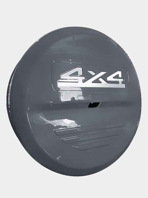 Чехол запаски жесткий Tank 300 серый глянец