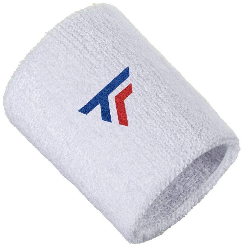 Напульсник теннисный Tecnifibre Wristbands XL 1P - white