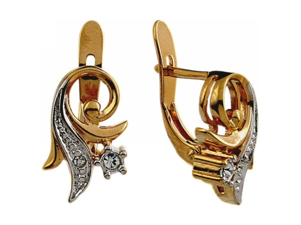 "Гипюр" серьги из коллекции "Ателье" от Jenavi