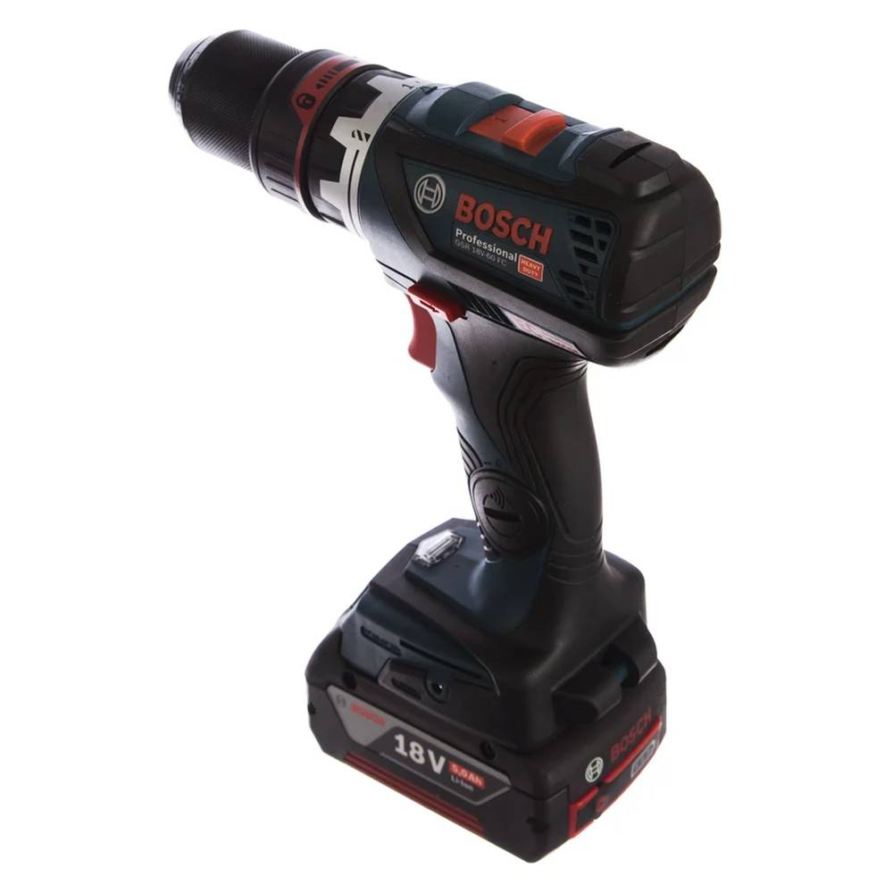 Аккумуляторная дрель-шуруповерт Bosch GSR 18V-60 FC + набор патронов