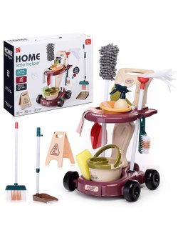 Игровой набор "Маленький уборщик" передвижной (667-57)