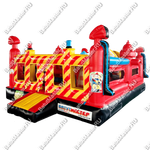 Надувной батут "Пожарная площадка" 6 4 2.8 м