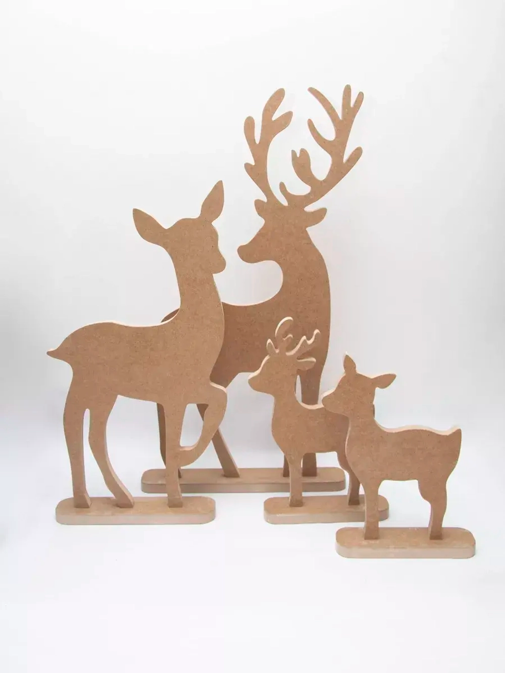 Набор из четырех оленей 73см, 57см, 35см, 31,5см
