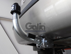 Фаркоп оцинкованный Galia S082A для Skoda Fabia седан/универсал 2000-2014(паспорт и сертификат в комплекте)(без электрики)
