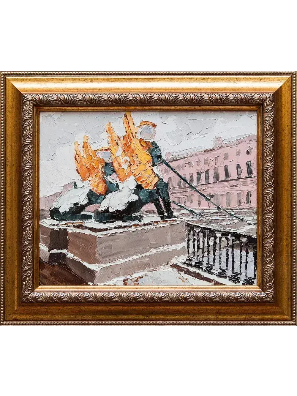 Картина маслом "Банковский мост" Лопушанский