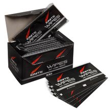 Салфетка для чистки кия Mezz Ignite Wipes Shaft Cleaning 100шт.