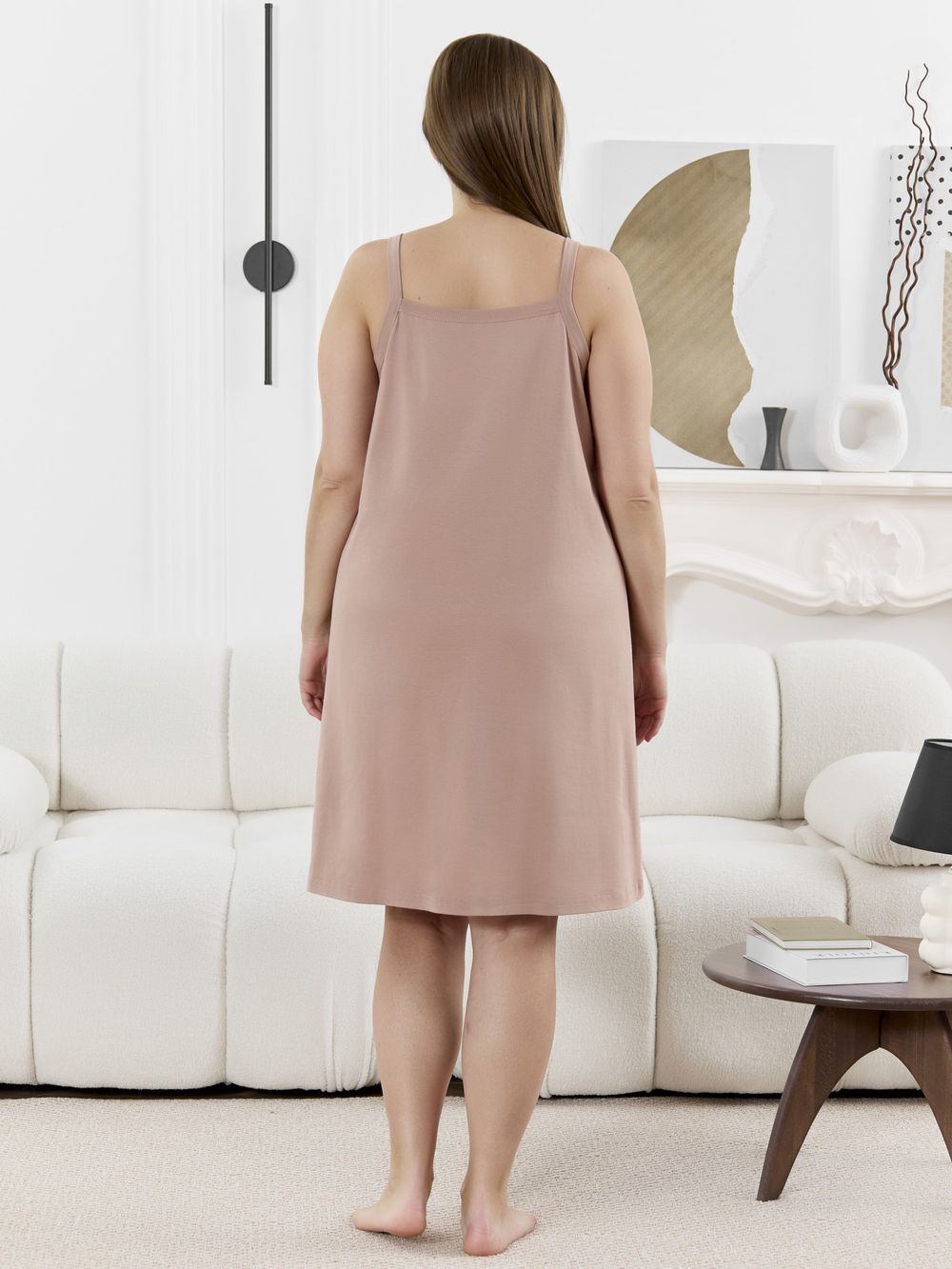 Ночная сорочка Забвение-1 Виотекс БЕЖЕВЫЙ