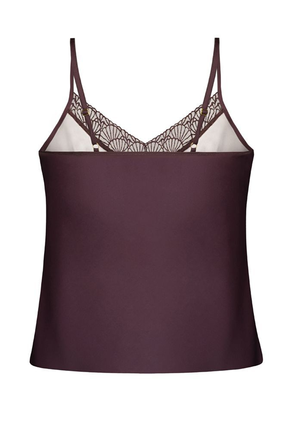 Пижамный комплект Daisy: топ и принтованные шорты (Размер: M) (Цвет: сливовый)