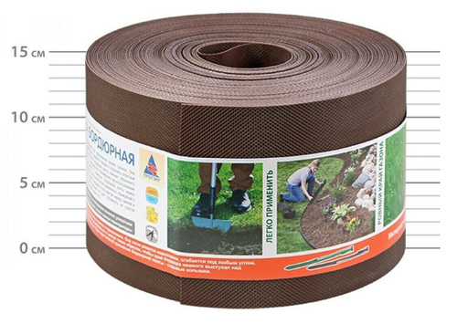 Лента бордюрная Протэкт (30см/9м) хаки