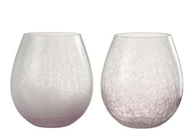 Ваза/Подсвечник "Фиалка" в ассортименте 18,5x18,5x20,5см