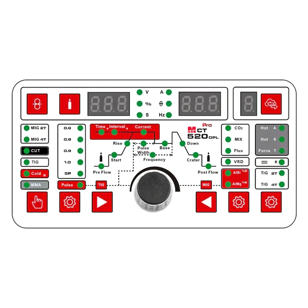 Andeli MCT-520 DPL PRO сварочный аппарат 6в1 ADL20-603