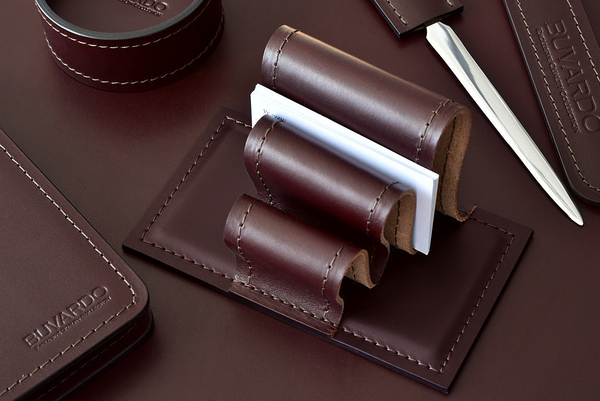 Визитница-холдер LUXE из кожи Full Grain Bologna Brown