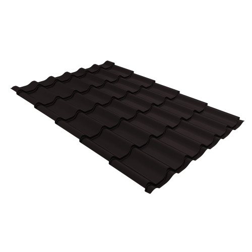 Профиль волновой Grand Line Optima Classic 0,45 мм RAL 9005 резка