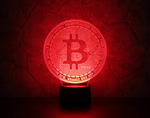 3Д-светильник "Биткоин" (Bitcoin)