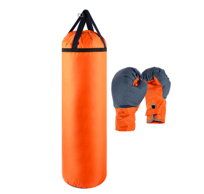 Набор боксёрский детский «Гигант»: перчатки, груша, d=25 см, h=80 см, цвета МИКС
