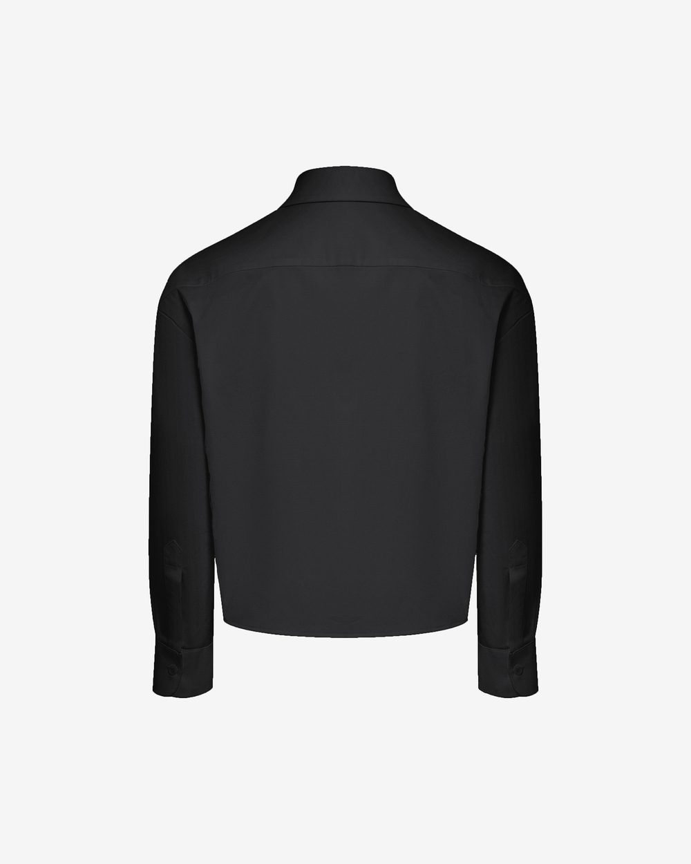 Укороченная рубашка из хлопка