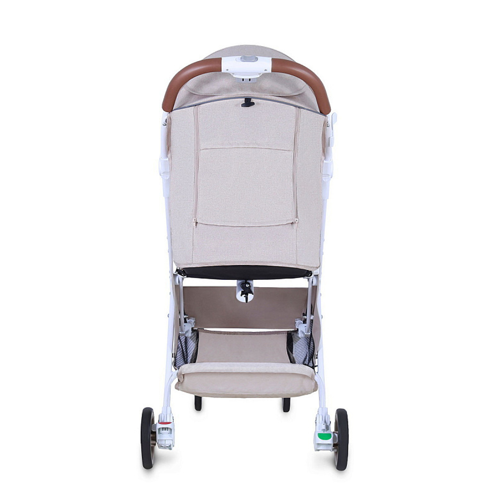 Детская прогулочная коляска Nuovita Giro Lux Beige, Bianco / Бежевый, Белый