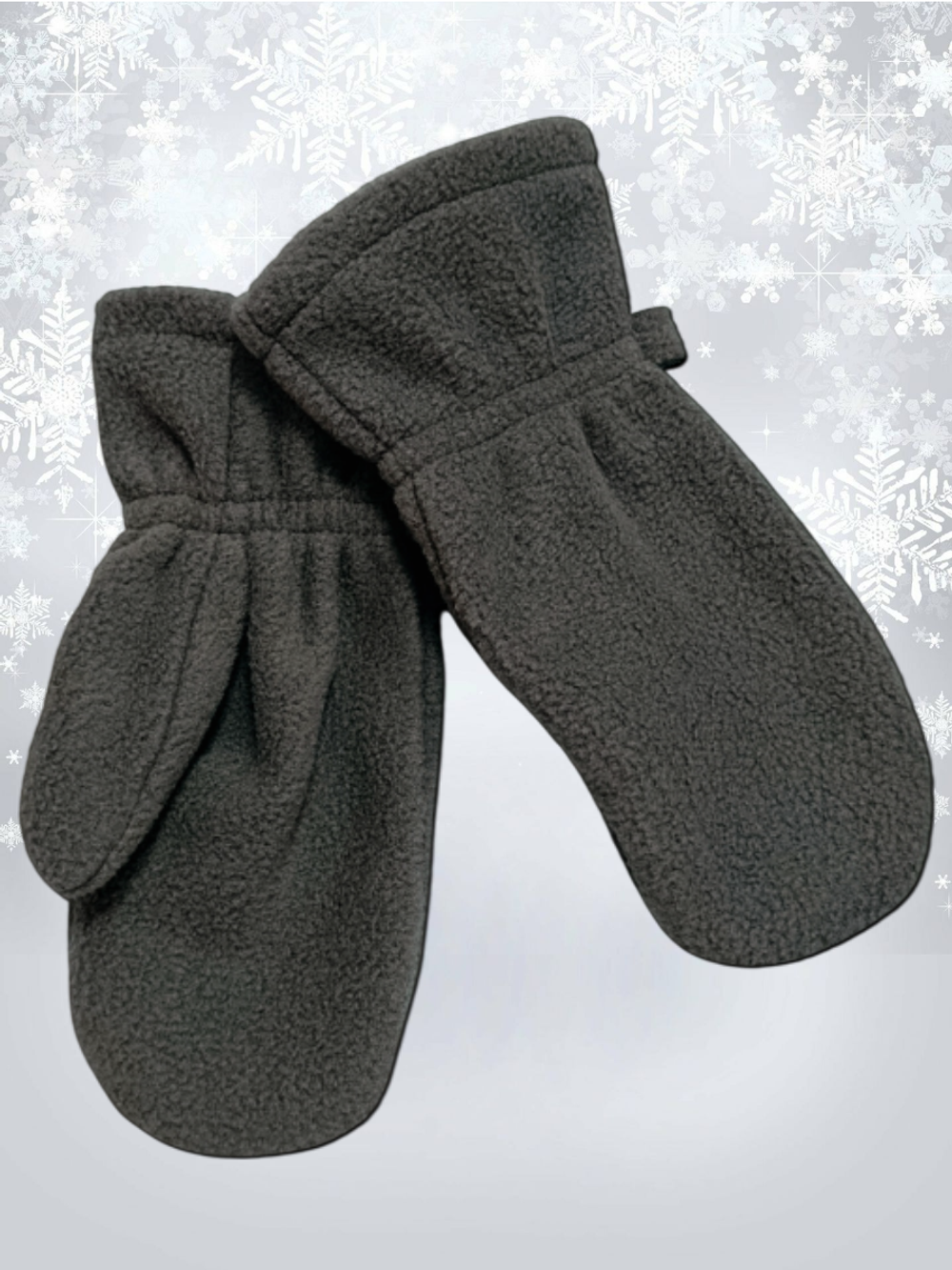 5005 Варежки детские флисовые серый (14)