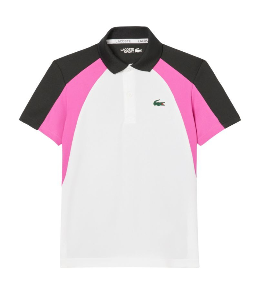 Детская теннисная футболка Lacoste Kid's UV Protect Piqu_ Tennis Shirt - Multikolor