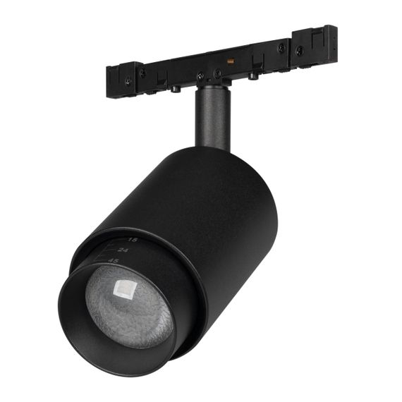 Светильник MAG-MICROCOSM-SPOT-ZOOM-R47-9W Warm3000 (BK, 15-55 deg, 24V) Arlight 051769