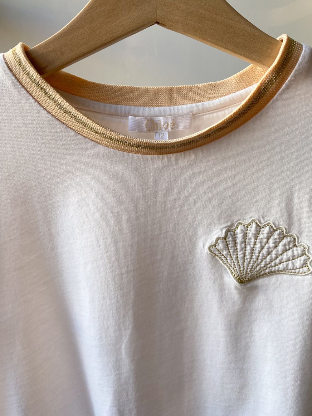 Хлопковая футболка Chloe, 152