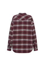 Рубашка в клетку красная, Красный