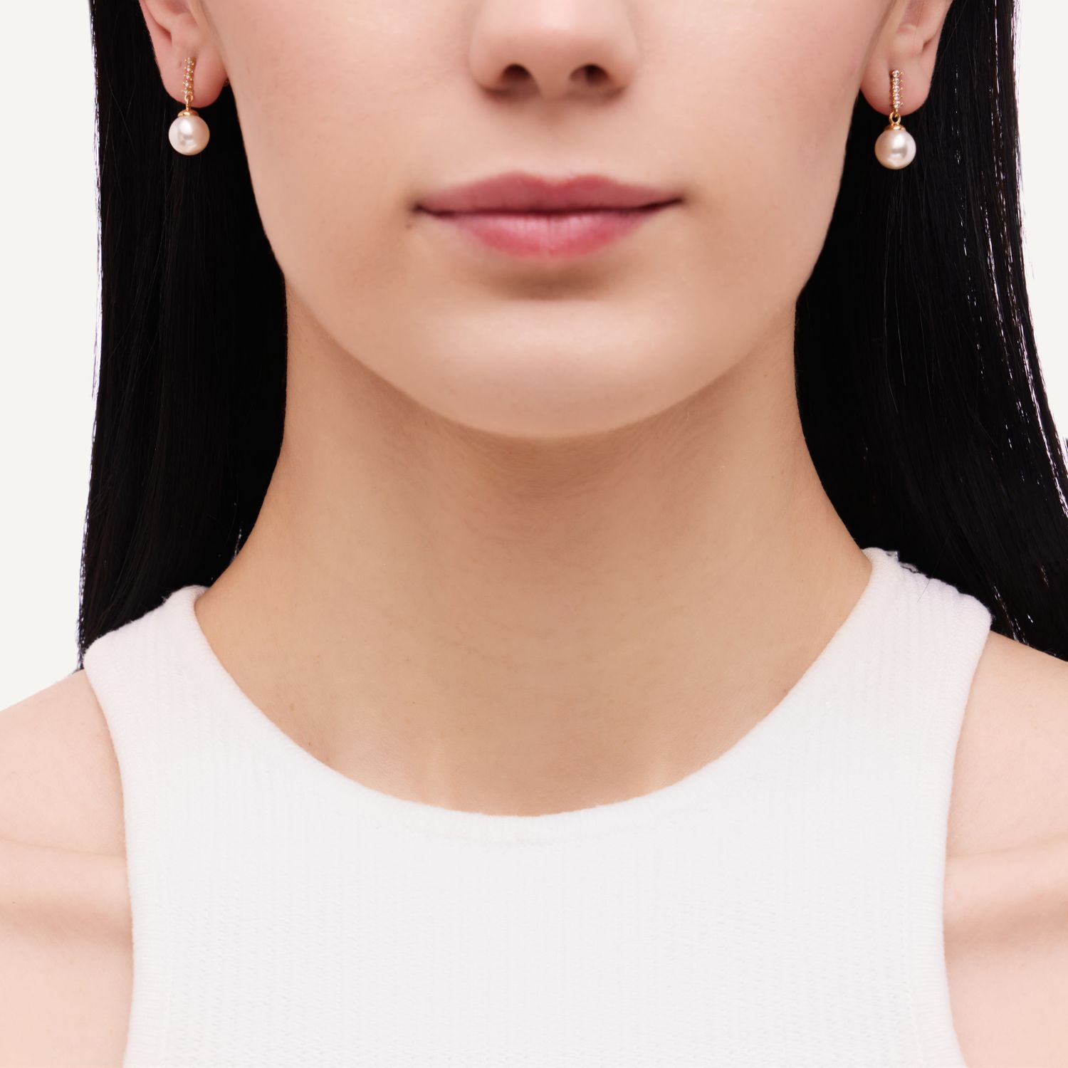 Серьги Pearl Stardust Drops - Gold