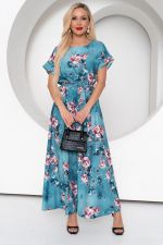 Платье Эрика (морская волна) Р11-1163/2 Nikol (Акция)