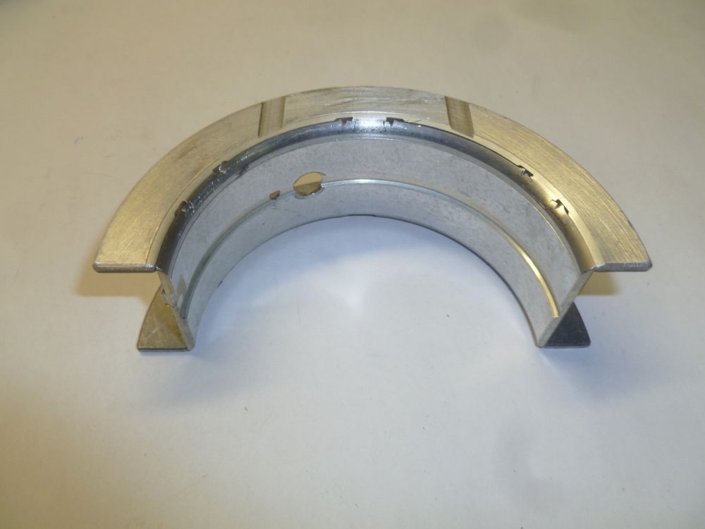 Вкладыш упорного подшипника коленчатого вала SDEC SC7H230D2; TDS 120.155 6LTE/Main bearing, upper (S00004364)