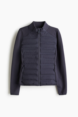 H&M Утепленная гибридная куртка ThermoMove, темно-синий