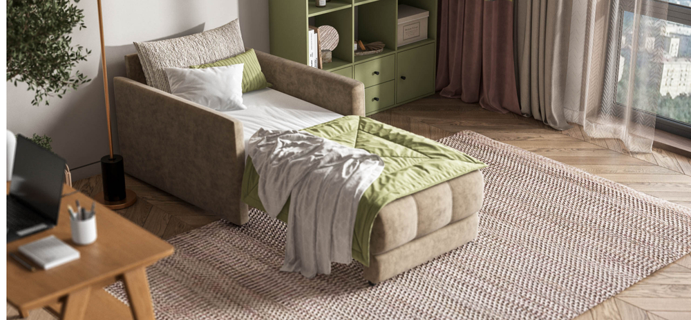 Босс Лофт кресло-кровать Велюр Роял тауп