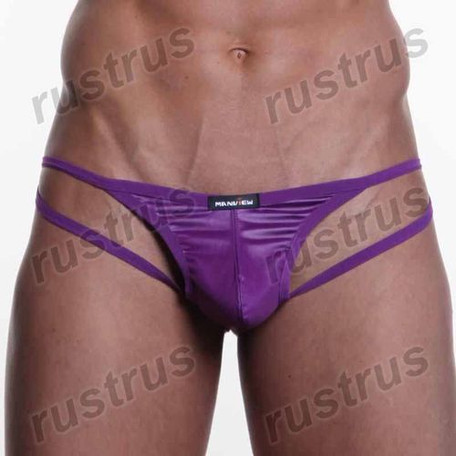 Мужские трусы слипы фиолетовые MENVIEW
