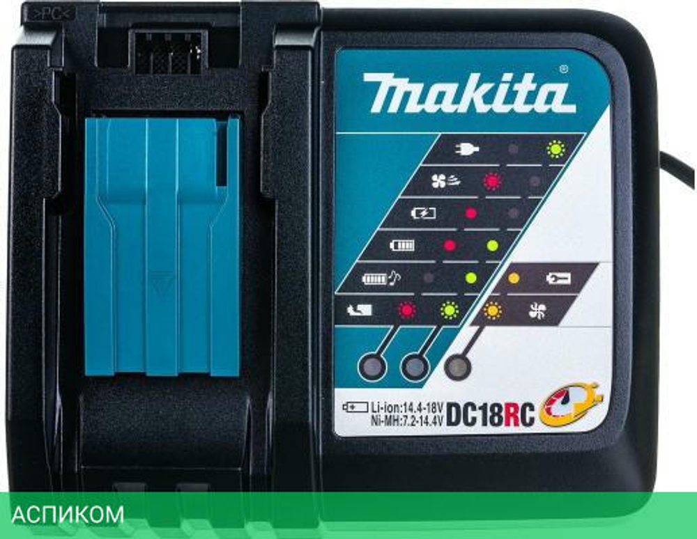 Аккумулятор с зарядным устройством для инструмента Makita BL1850B 18В 5Ач (191L74-5)