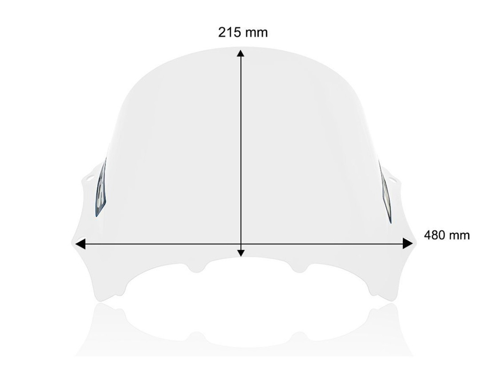 WRS Ветровое стекло BMW M 1000 RR (2023-2024) прозрачное BM100T