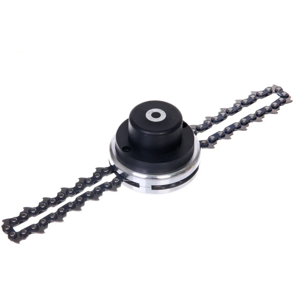 Катушка для триммера 6*9см М10х1,25 алюминиевая с цепью