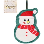 Полотенце кухонное «WONDER - Снеговик» 24,5*17,5 см, микрофибра