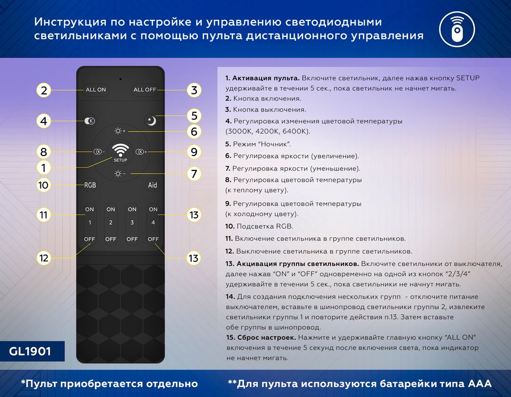 Ambrella Управляемый светодиодный светильник для шинопровода Magnetic 220V диммируемый 3000-6400K Magnetic 220V GL1272